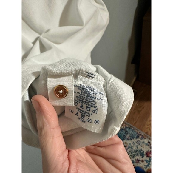 Lands End Plaid Polo Top - Picture 4 of 4